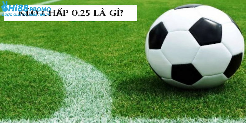 Kèo chấp 0.25 Kèo chấp 0.25 là tỷ lệ chấp bóng được nhiều bet thủ lựa chọn